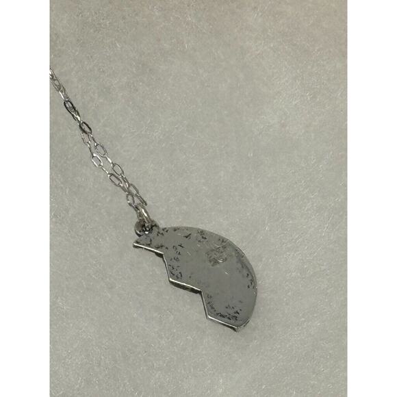 Vintage Religious Coin Pendant Necklace Sterling Silver I am My Beloved's - Picture 2 of 6